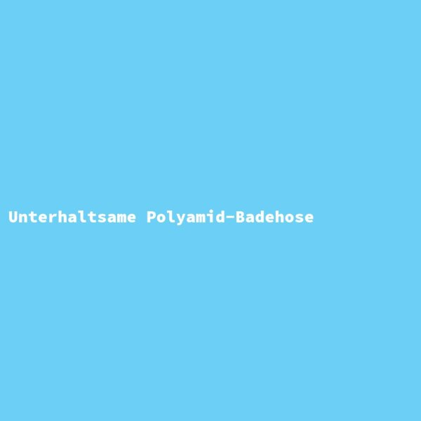 Unterhaltsame Polyamid-Badehose