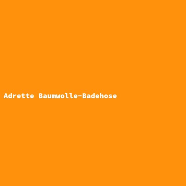 Adrette Baumwolle-Badehose